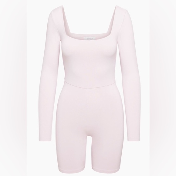 Aritzia Pants - Aritzia Babaton Contour Squareneck Longsleeve Romper